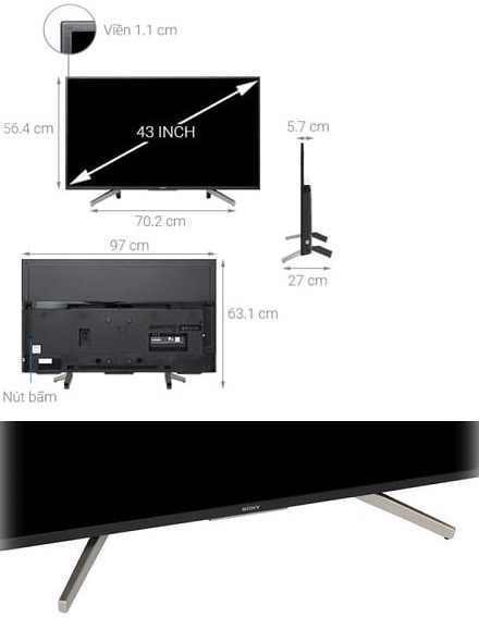 تکنولوژی ساخت تلویزیون سونی مدل 49W800G